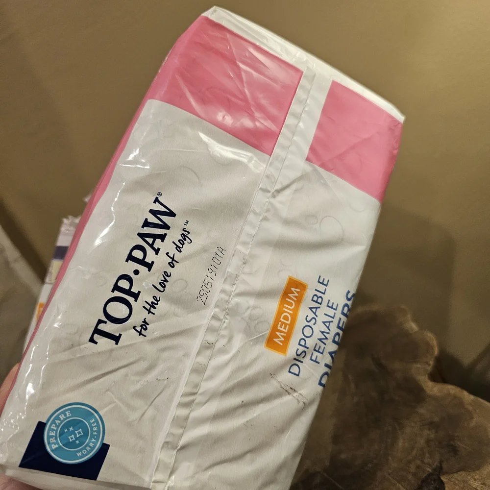 Top Paw Disposable Female Dog Diapers - Picture 6 of 7